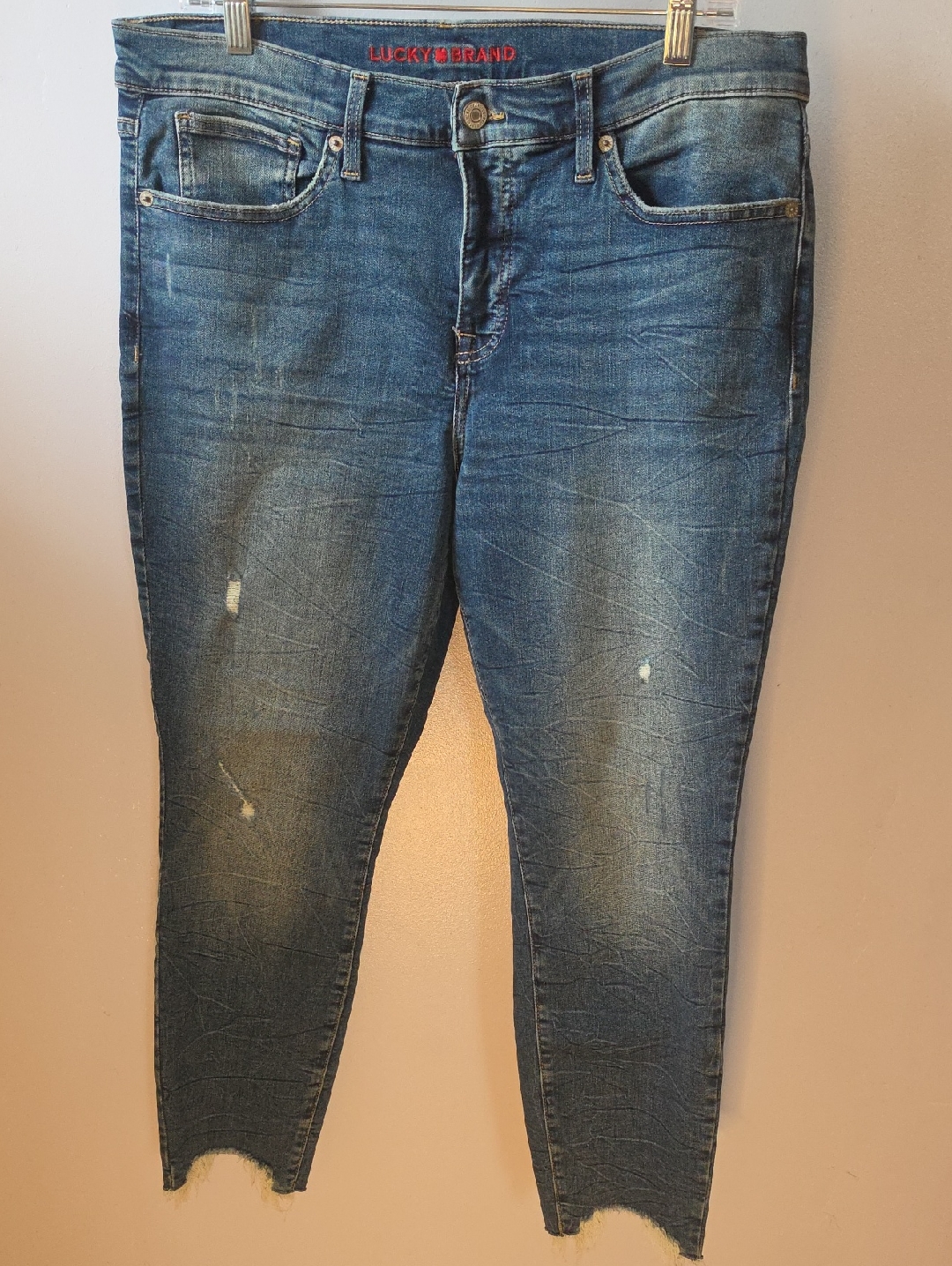 Lucky Brand Brand Womens Blue Denim Jeans
